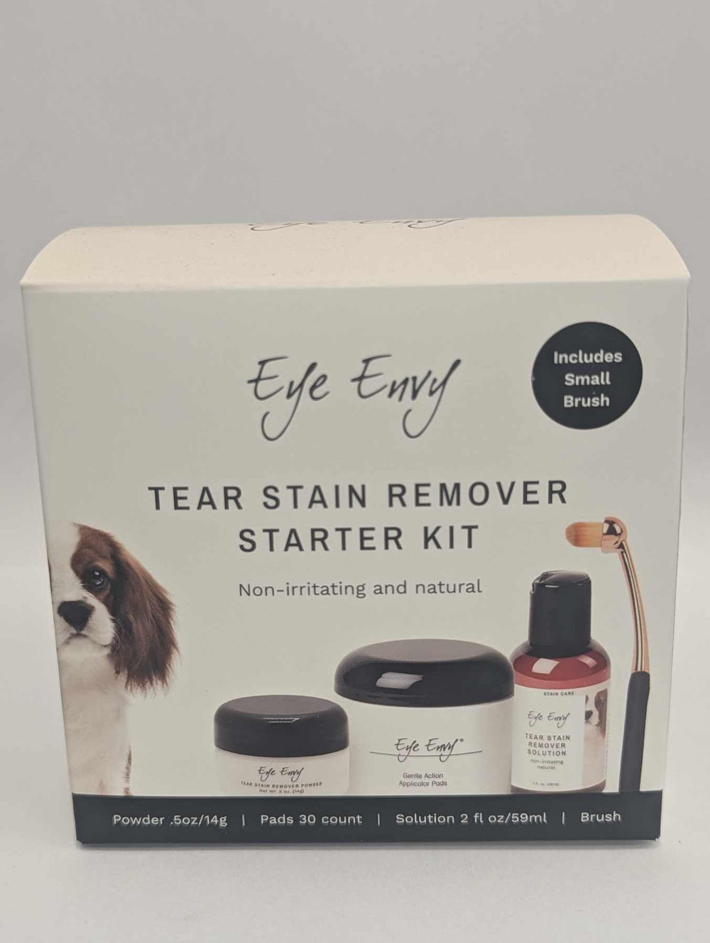 Eye Envy results after use illustrate brighter eye area and reduced staining.