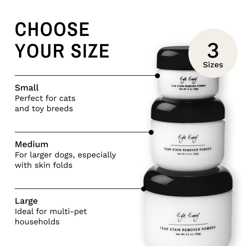 Eye Envy uses natural ingredients for tear stain care near the eyes.