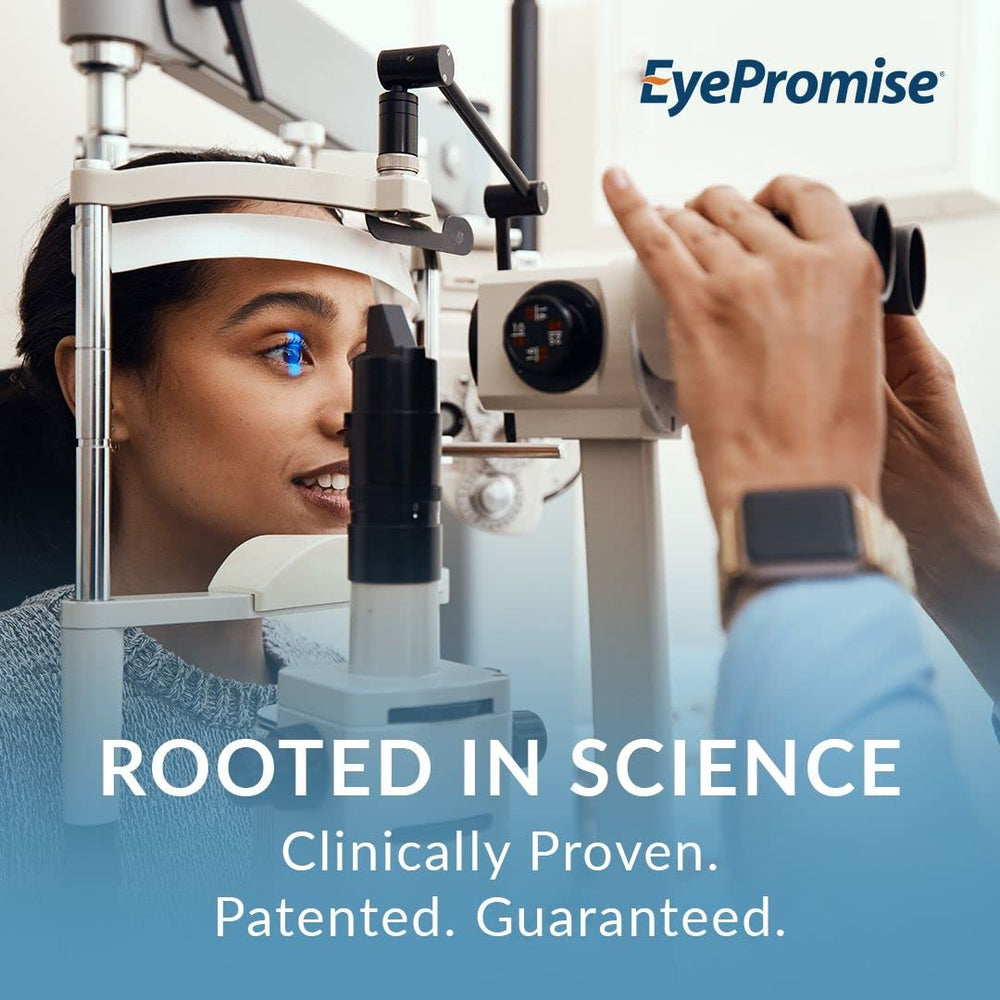 Green tea extract and other nutrients in EyePromise EZ Tears packaging