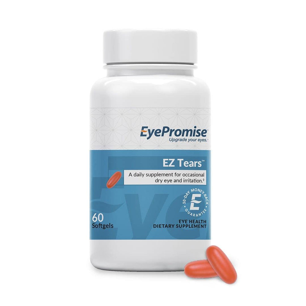 NSF certification badge on EyePromise EZ Tears packaging