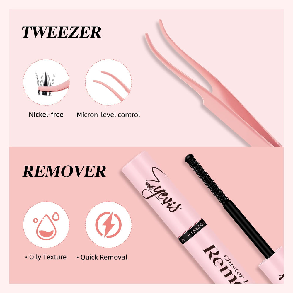 EYEVIS Lash applicator tool enables easy, even lash placement