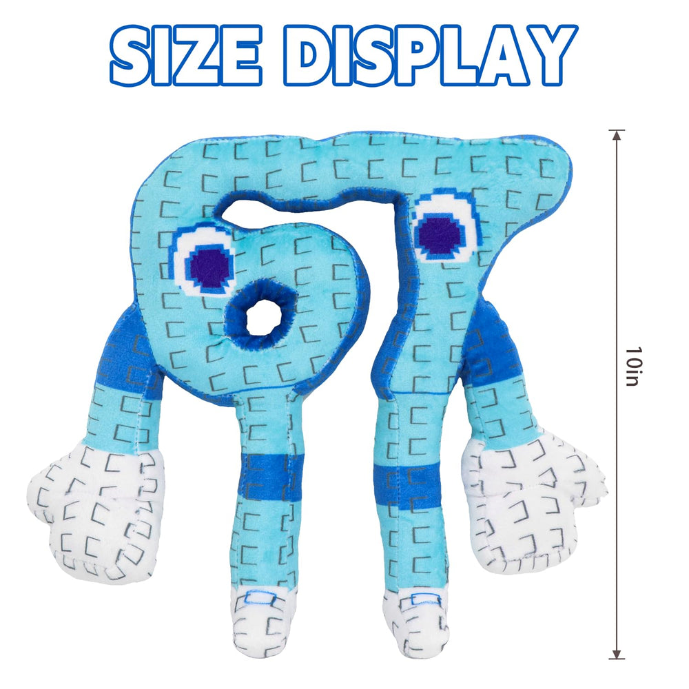 EYJVAF 67 plush toy number detail, vivid pixel texture ideal for collectors