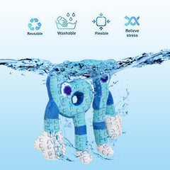 EYJVAF 67 plush toy pixel texture serves as a striking desk companion
