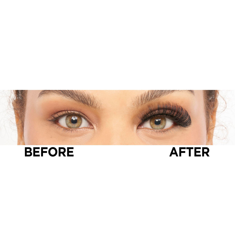 Eylure handcrafted lashes designed for up to 10 wears, blending durability and style.