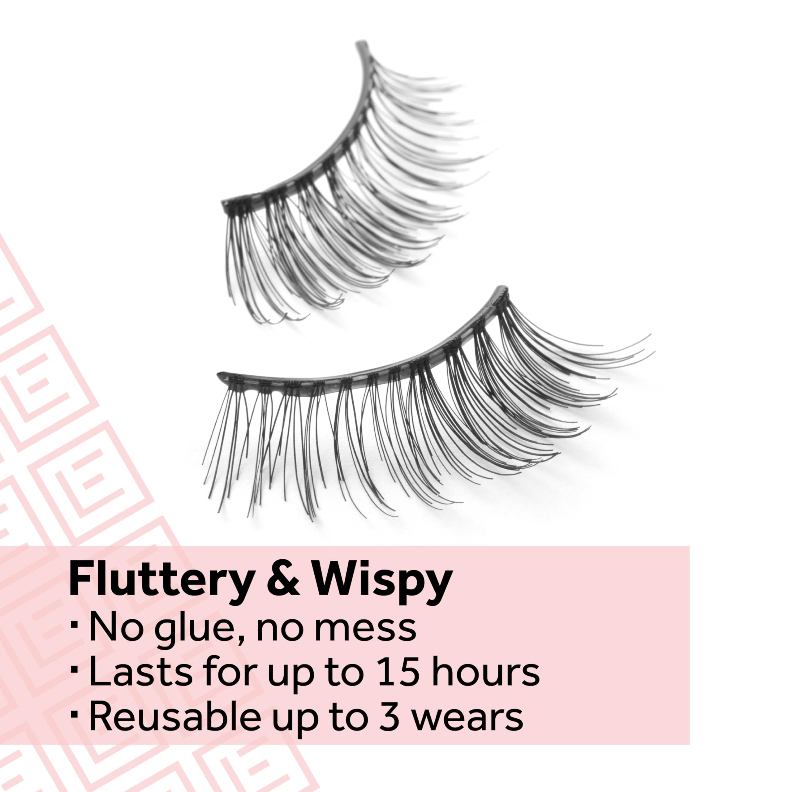 No glue needed for stress-free lash application.
