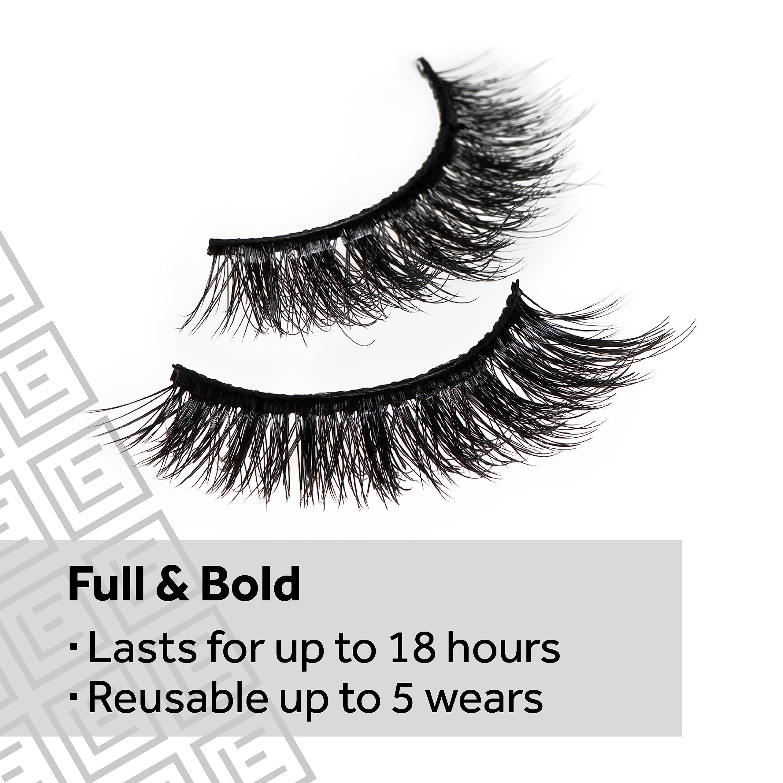 Vegan, latex-free adhesive from Eylure for comfortable, reliable wear.