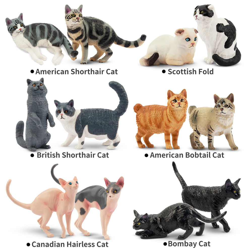 EYSCOTA American Bobtail figurine with detailed realism for storytelling.
