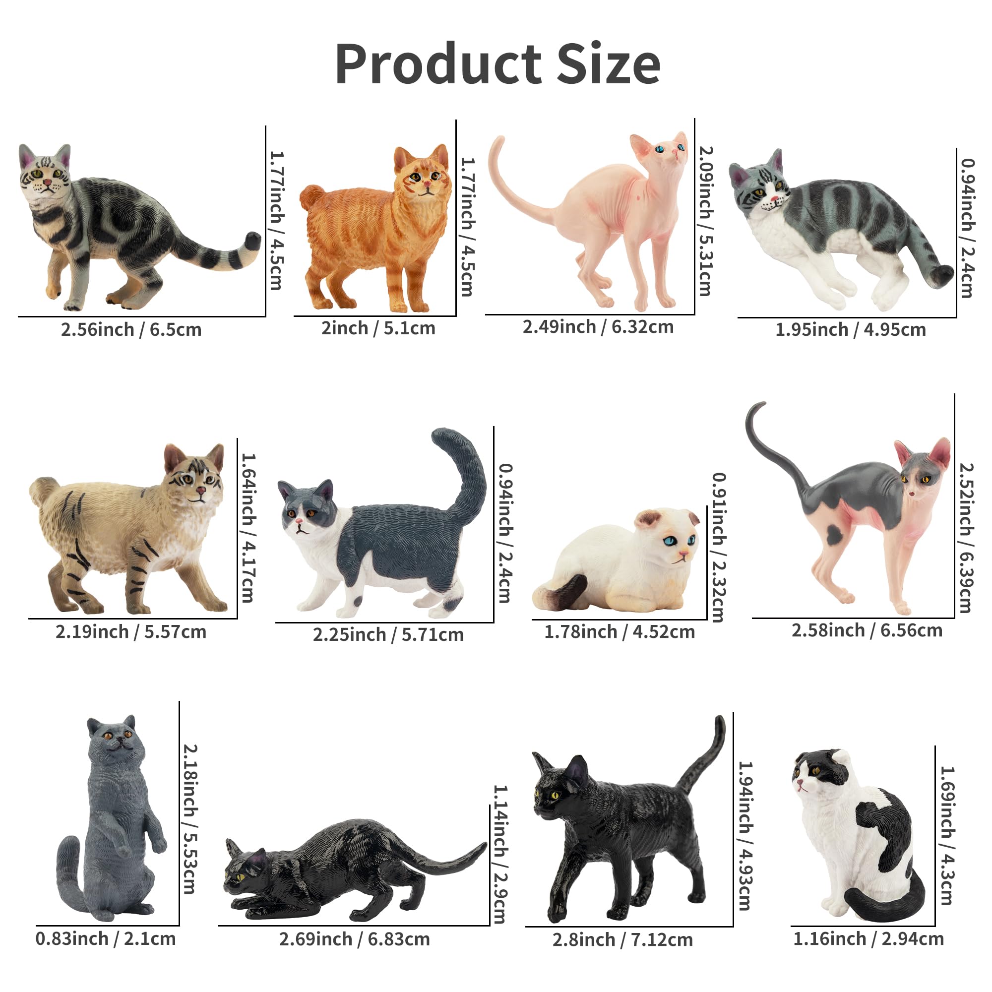 EYSCOTA Bombay cat figurine ideal as cake topper for party decor.