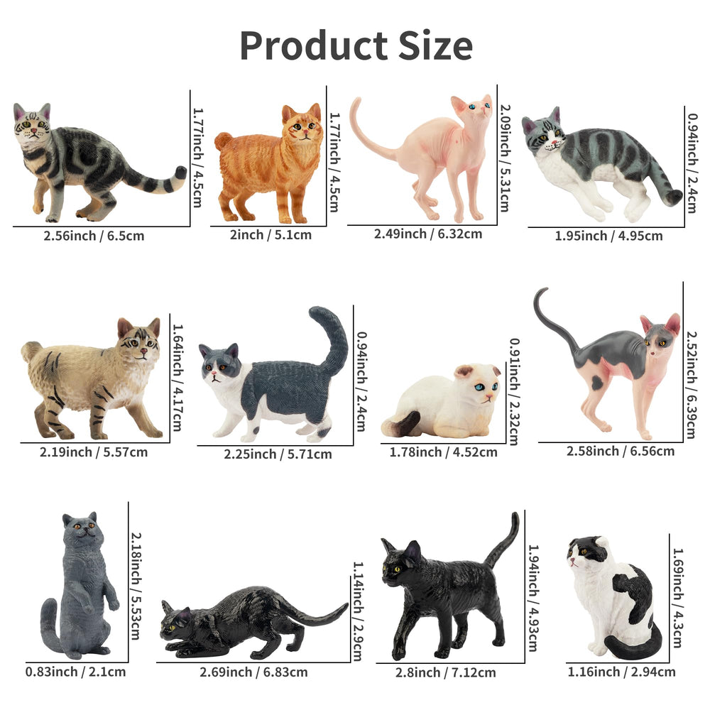 EYSCOTA Bombay cat figurine ideal as cake topper for party decor.