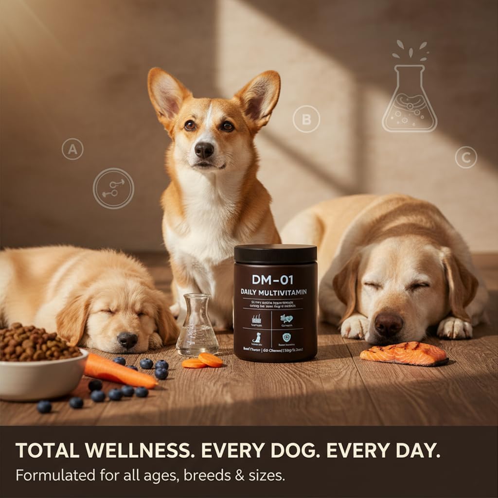 EYUTRD DM-01 label highlights premium sources and natural flavors