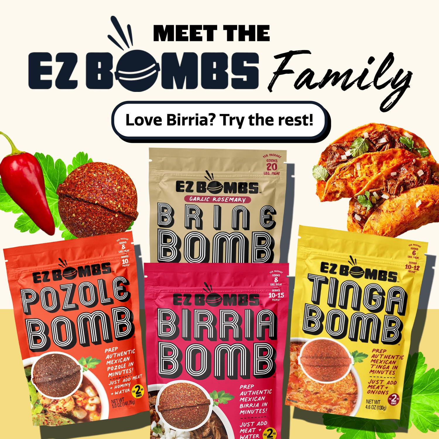 Rich, authentic Mexican flavor aroma from EZ Bombs Pozole Bomb.