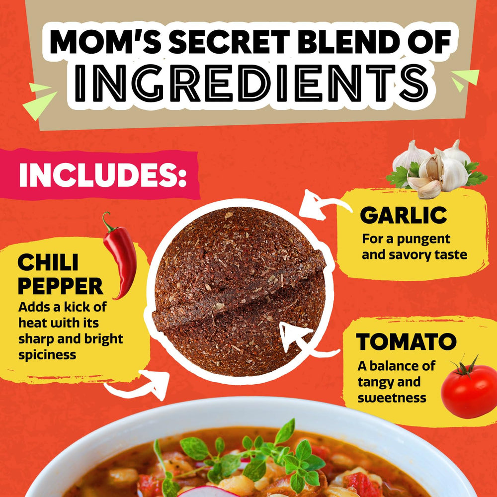 Aromatic pozole simmers in a slow cooker with EZ Bombs seasoning.