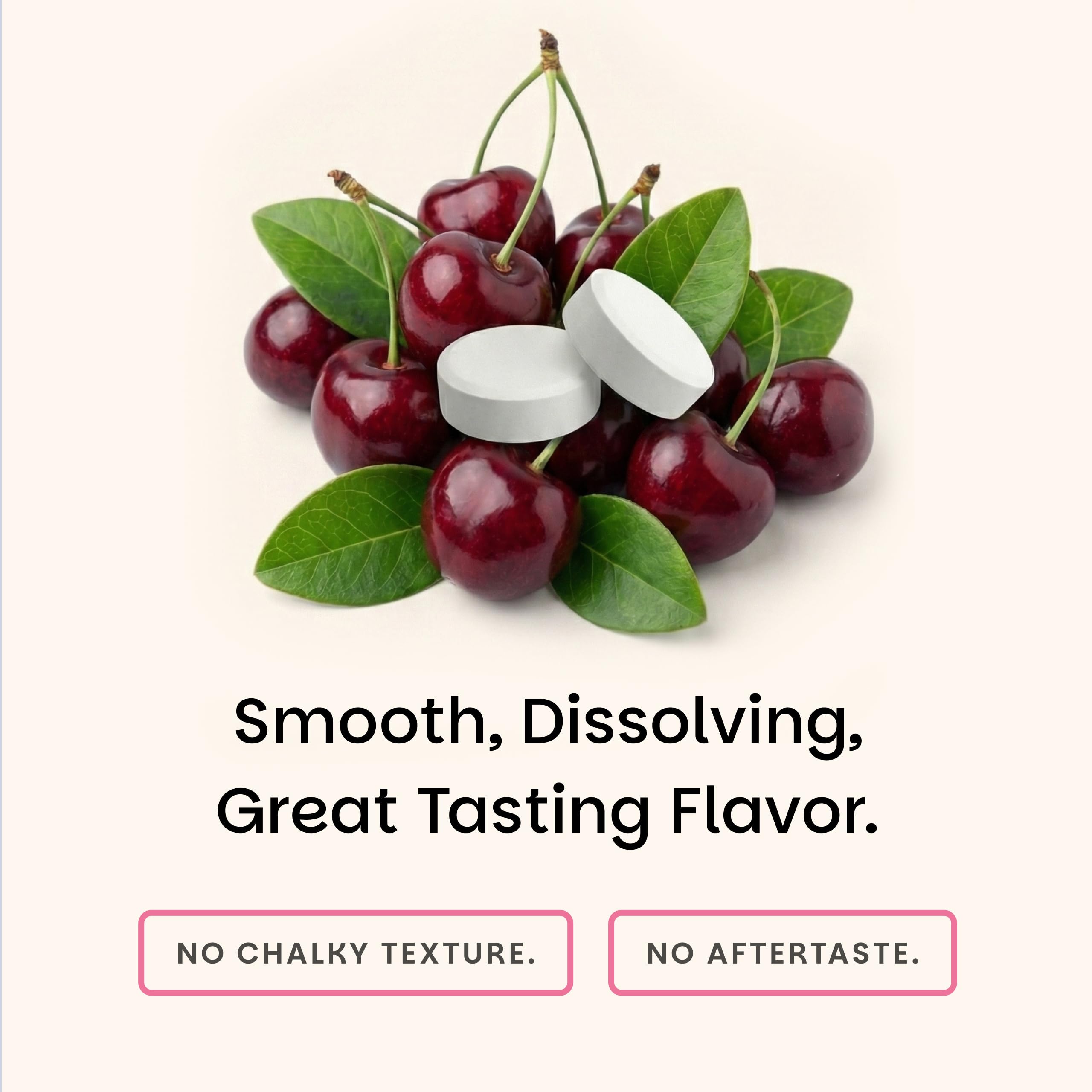 90-tablet EZ Melts bottle showing 45 servings and two-tablet daily plan.
