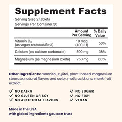 EZ Melts Calcium & Magnesium dissolvable tablets for heart and bone support on busy mornings