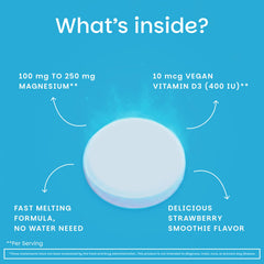 EZ Melts dissolvable tablets showcase fast mouth-dissolve ideal for on-the-go routines