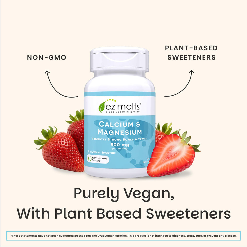 EZ Melts strawberry flavor tablets provide convenient daily immune support potential