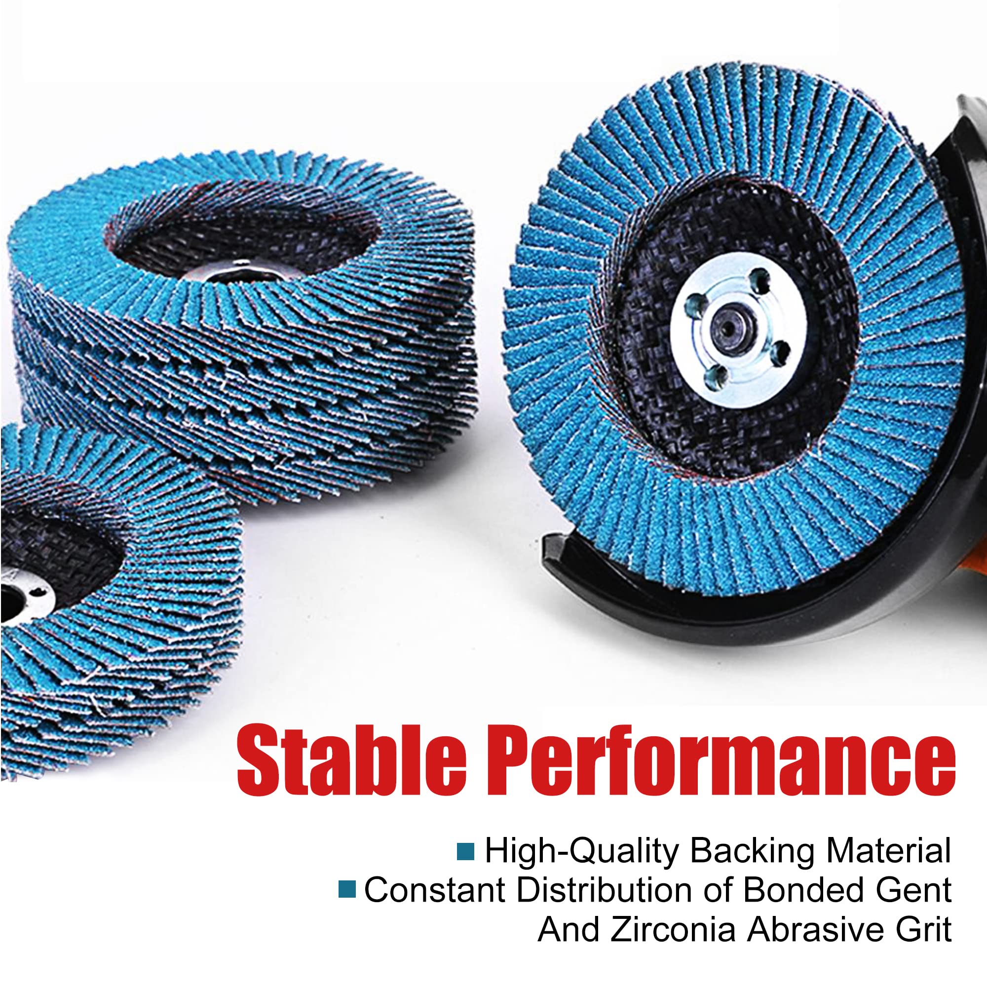 EZARC 40 grit flap disc packaging image highlights the 10-pack value.