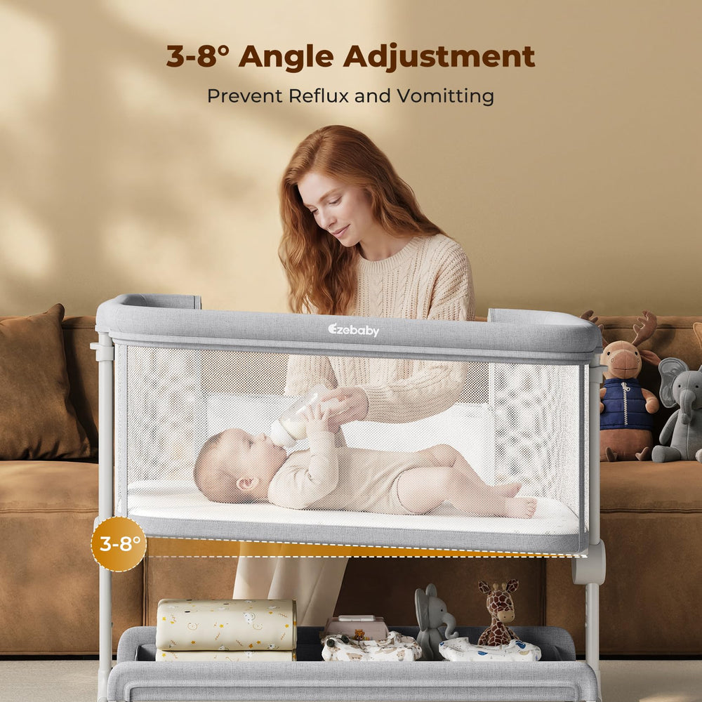 Ezebaby anti-slip belt keeps the bassinet securely attached