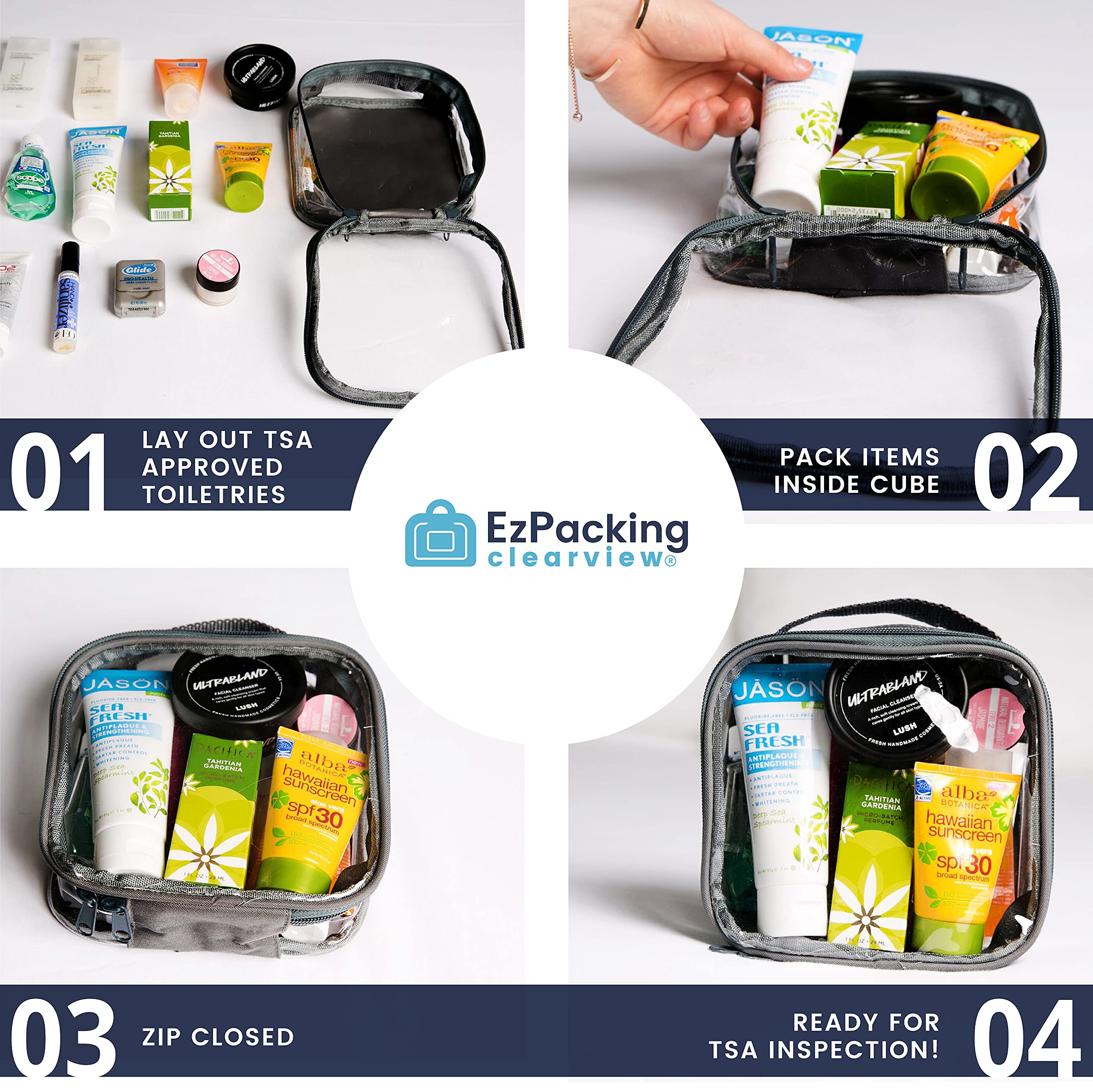 EzPacking reinforced zipper assembly for long-lasting use