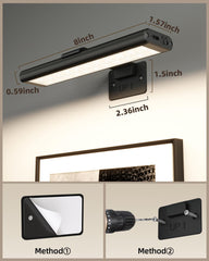 EZVALO wireless painting light provides cordless setup for a clean display.