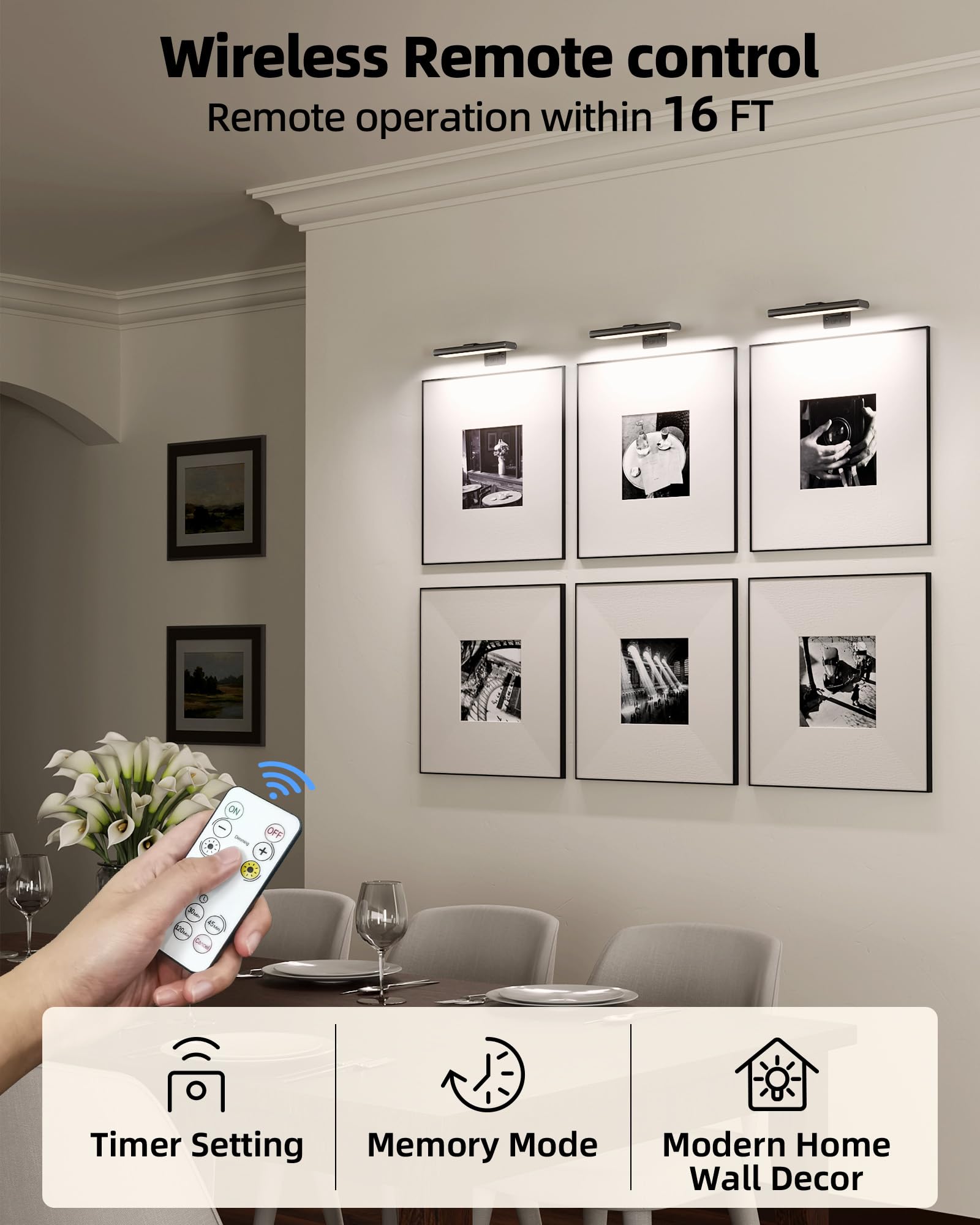 EZVALO adhesive mount enables damage-free installation for renters.