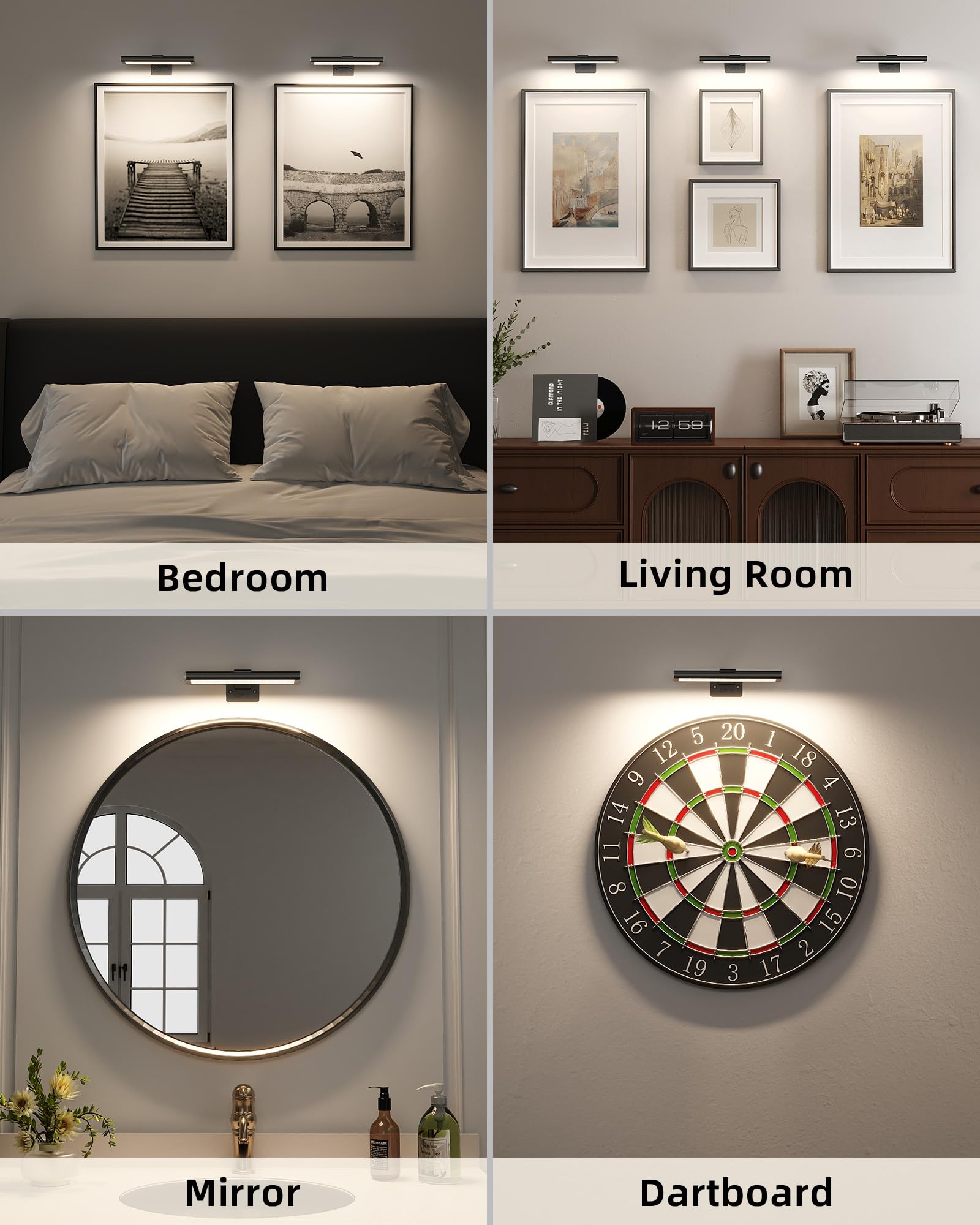 EZVALO lights gallery-worthy art with vibrant color rendering.