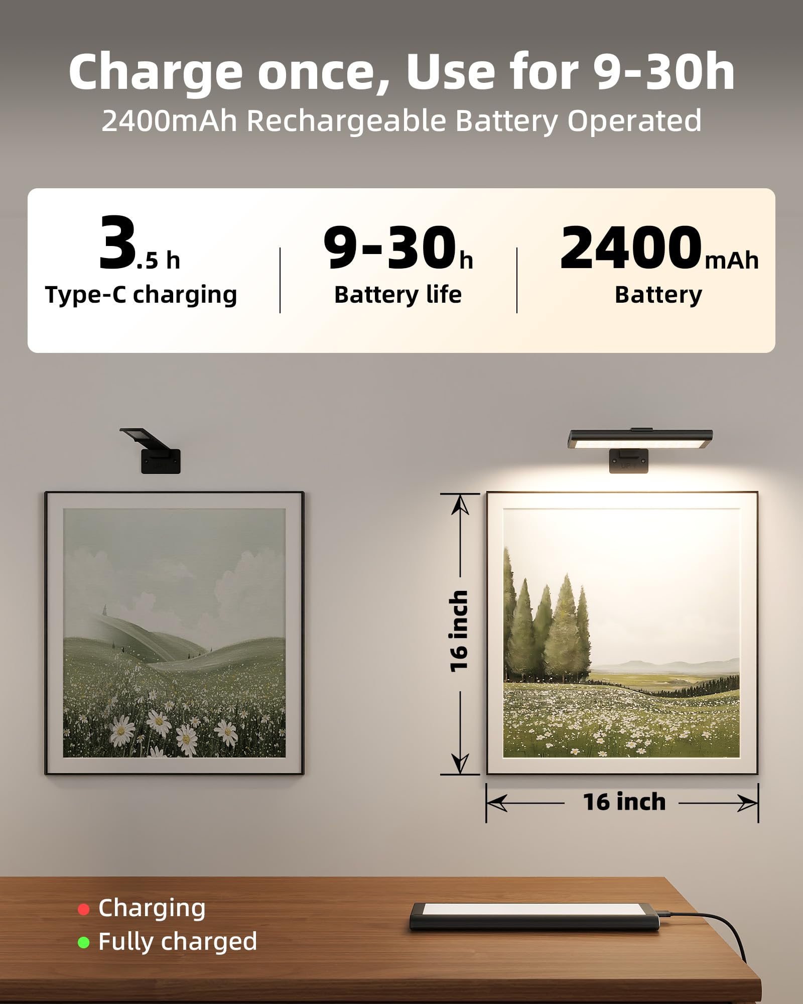 EZVALO light with remote control, convenient distance operation.