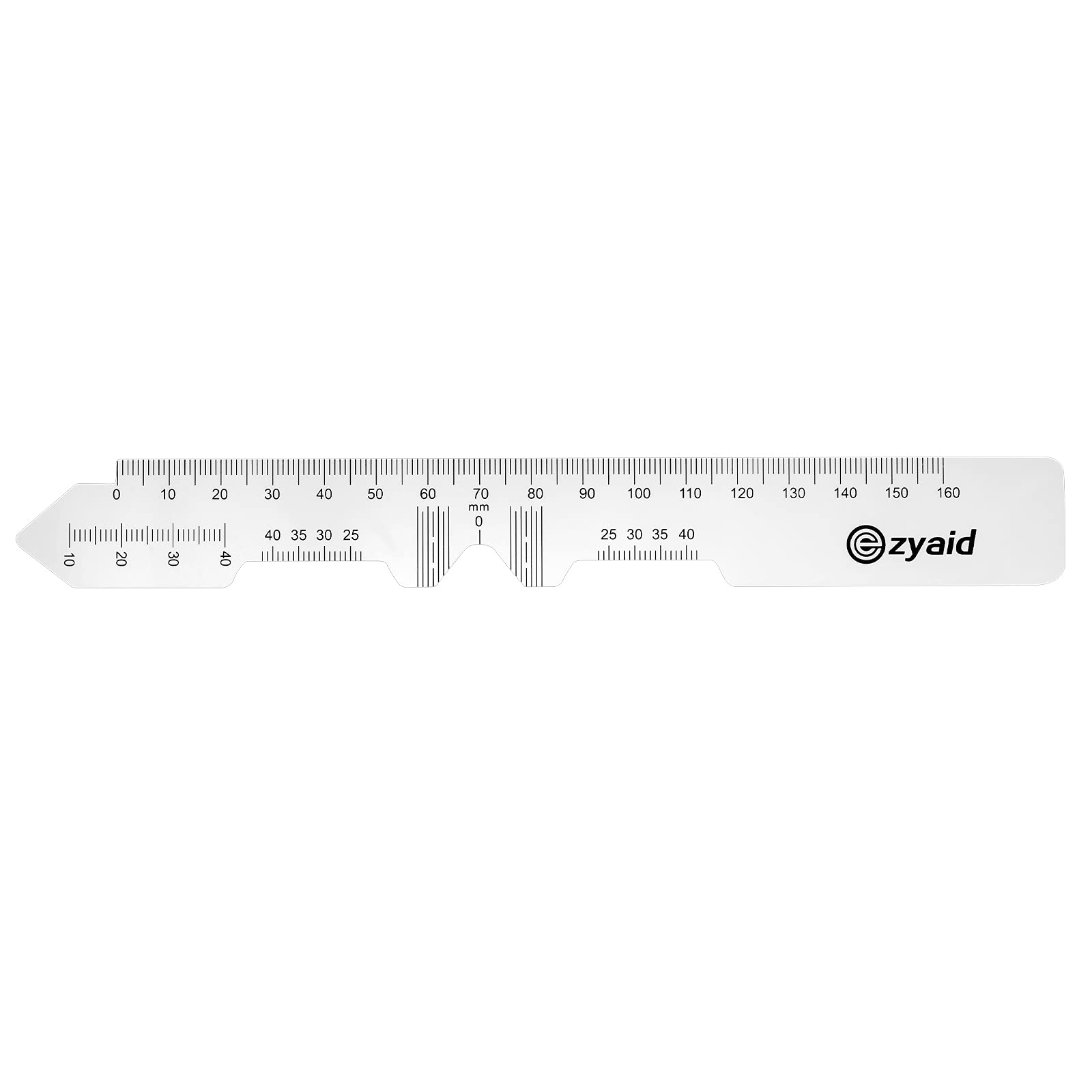 Ezyaid PD ruler helps measure eyeglass frames for lens swapping