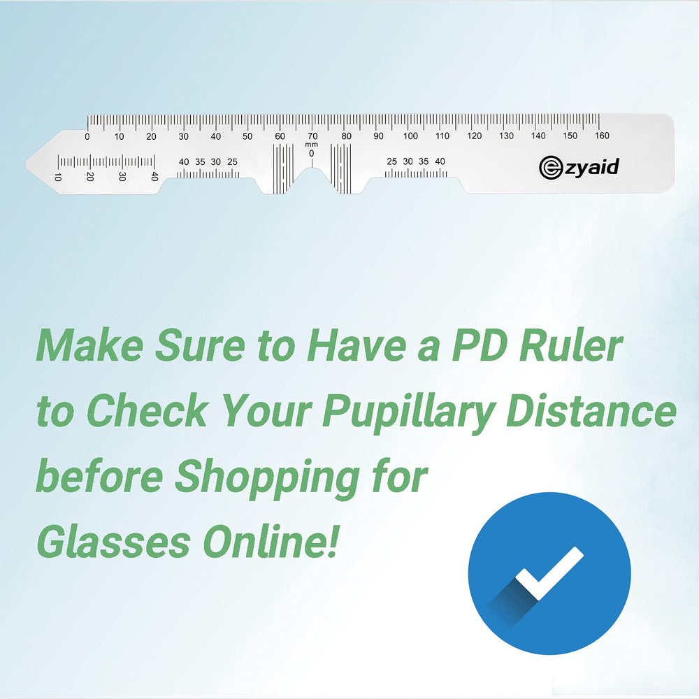 Ezyaid PD ruler nose bridge design ensures stable alignment
