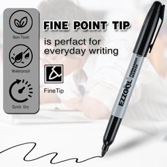 Ezzgol quick-drying ink reduces smudges in daily notes.