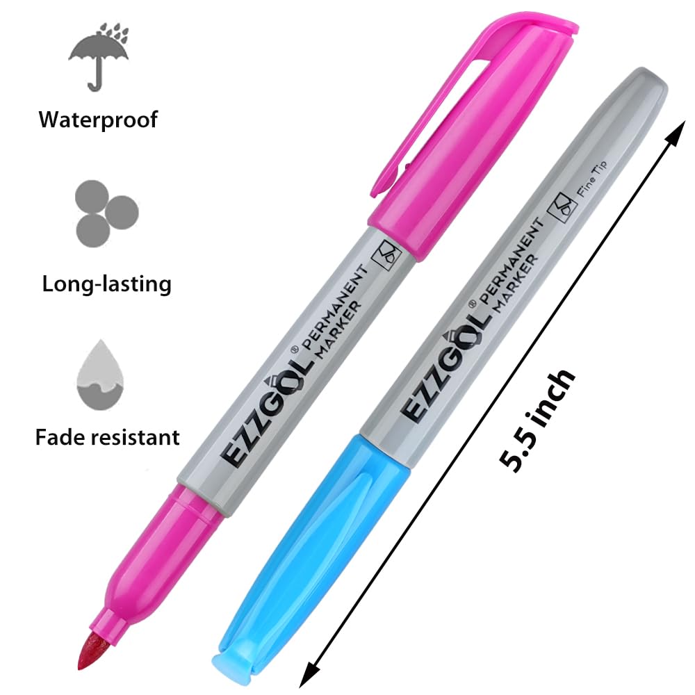 Ezzgol quick-drying markers help prevent smears in crafts and signs