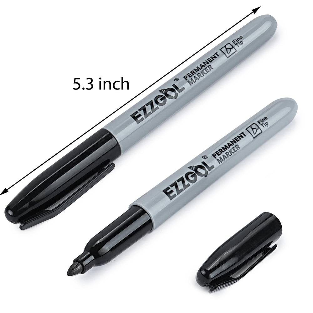 Ezzgol waterproof marker on paper shows bold black ink.