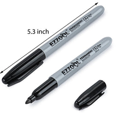 Ezzgol waterproof marker on paper shows bold black ink.