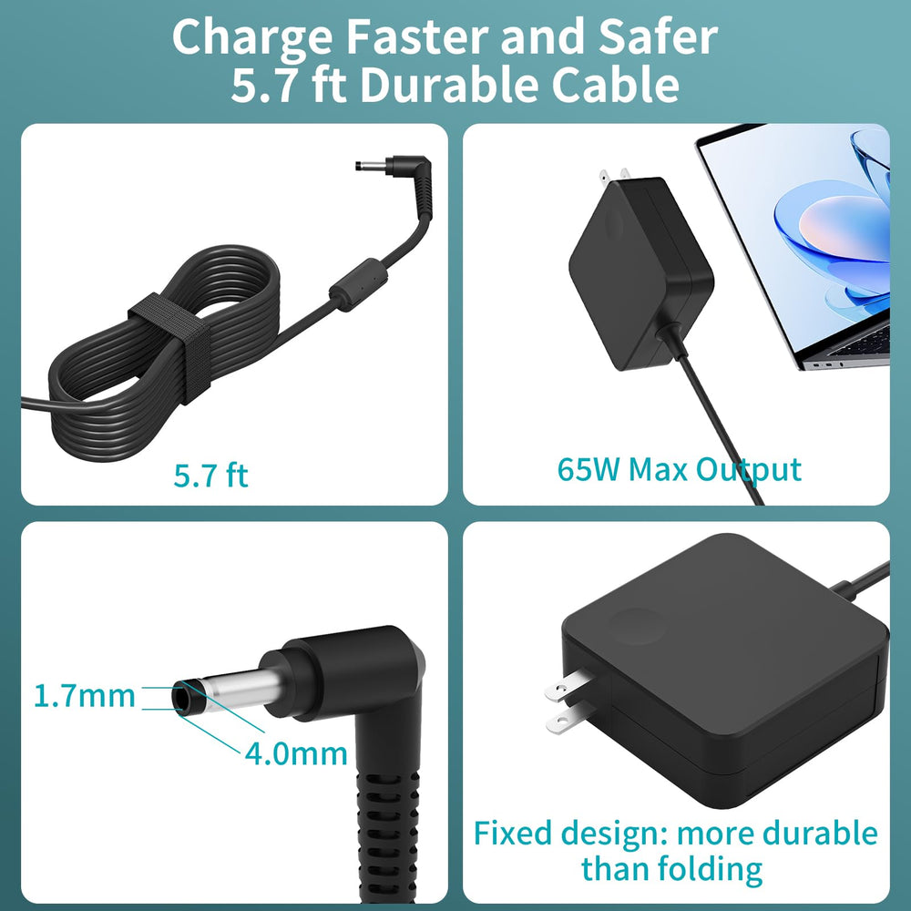 FAATAA Lenovo Slim 3 65W adapter quick office charging.