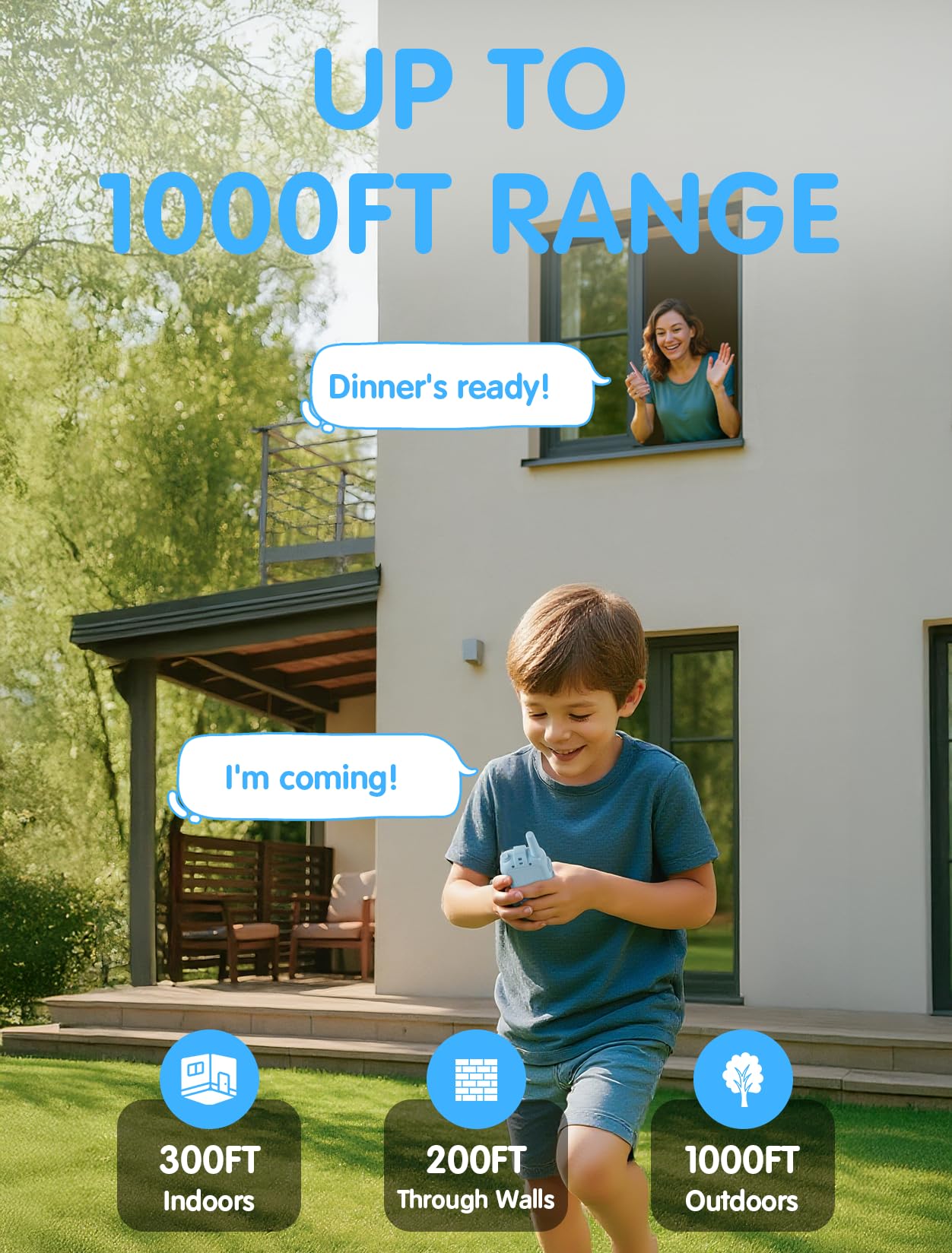 Fabeto Walkie Talkie Video 720p camera captures clear moments during adventures