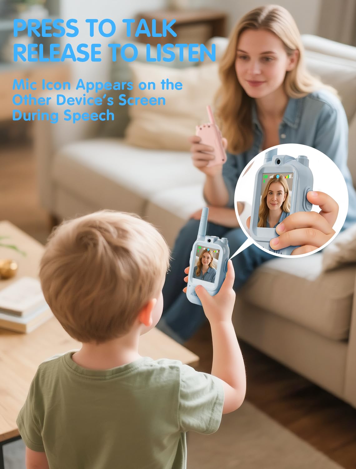 Fabeto Walkie Talkie Video device with voice changer function for creative play