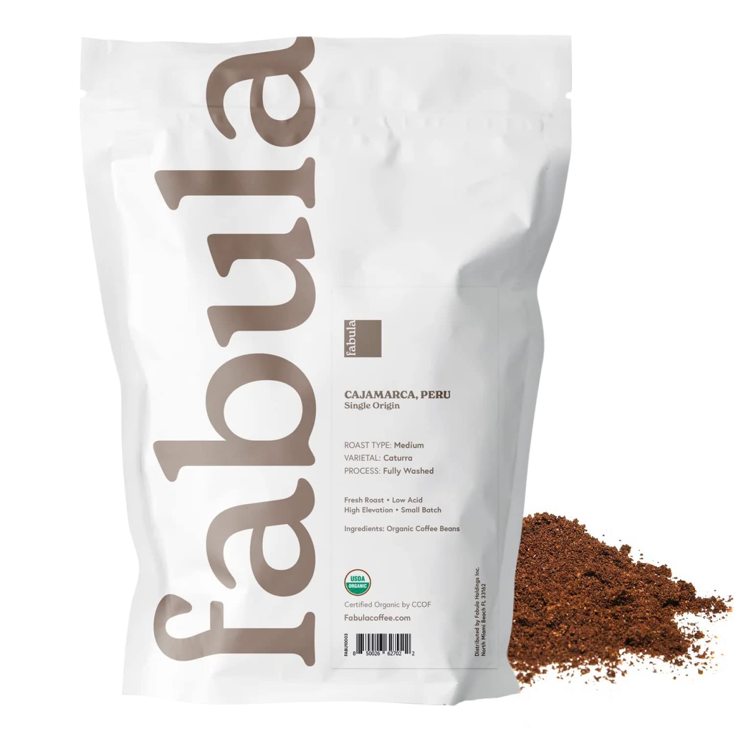 Fabula roasted coffee aroma with steam indicating inviting aroma