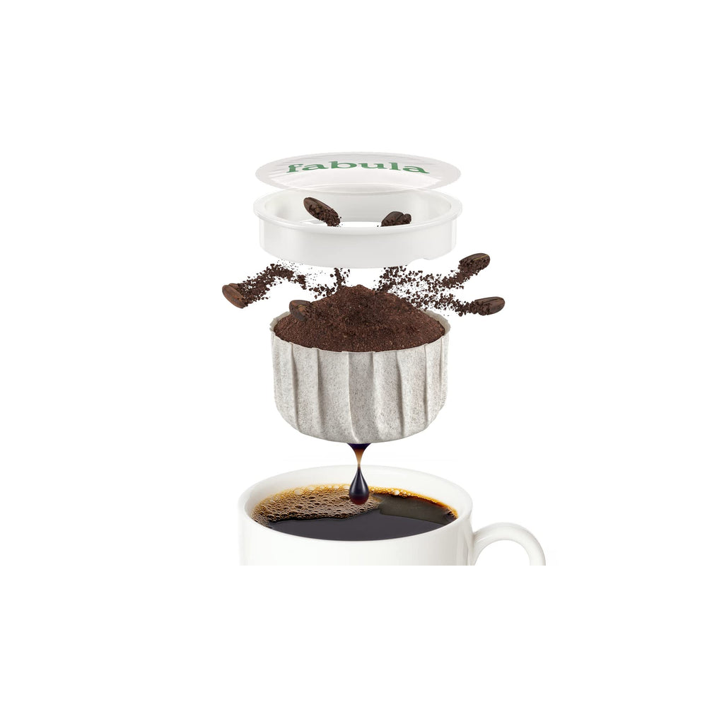 Fabula single-origin organic Arabica coffee K-Cups with clean flavor
