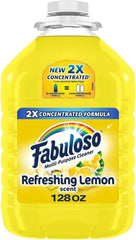 Fabuloso 128oz bottle pour, multipurpose cleaner with long-lasting fragrance for home surfaces