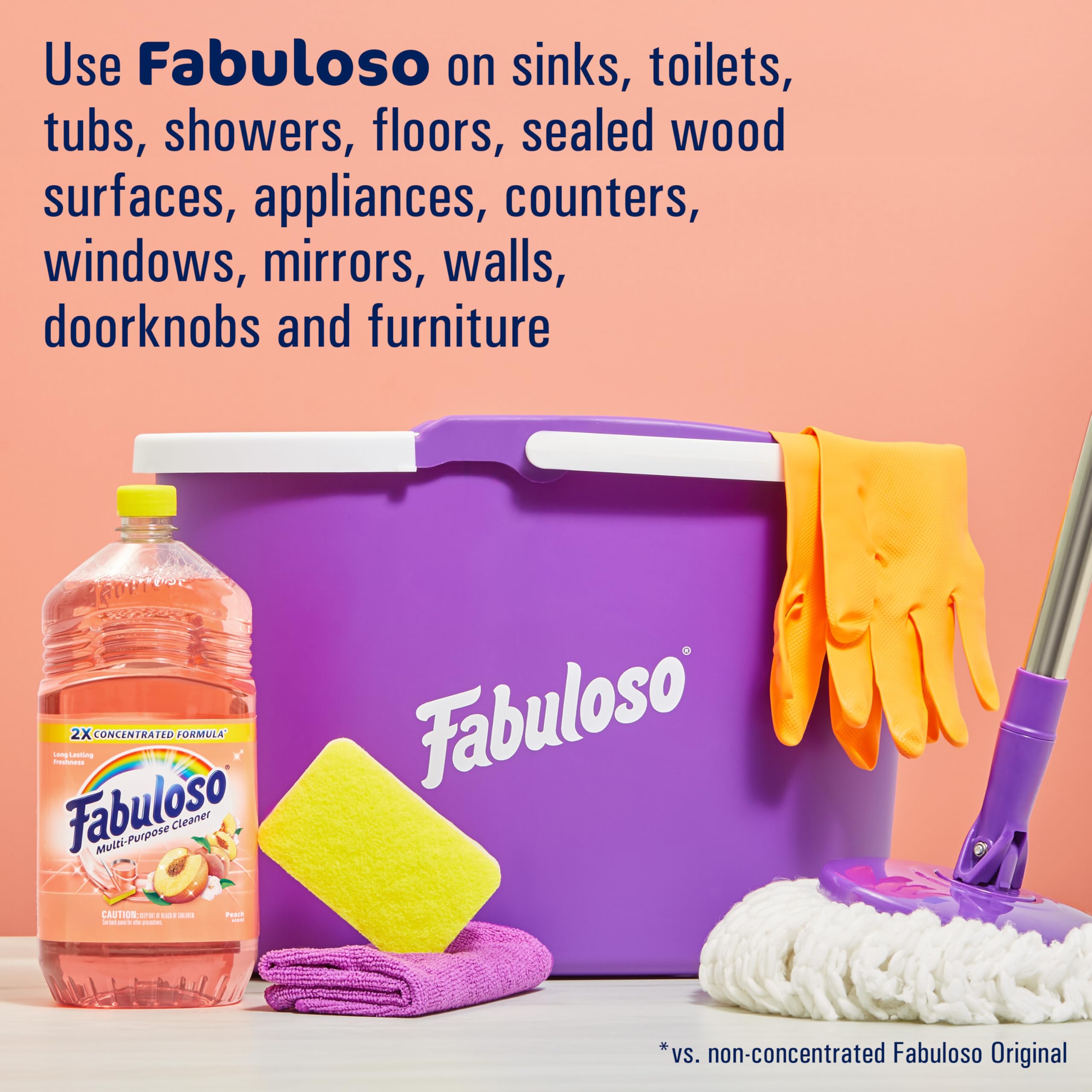 Fabuloso safe on sealed wood surfaces for maintenance