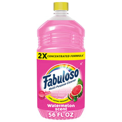 Fabuloso Watermelon bottle showing 2X concentrate for everyday cleaning