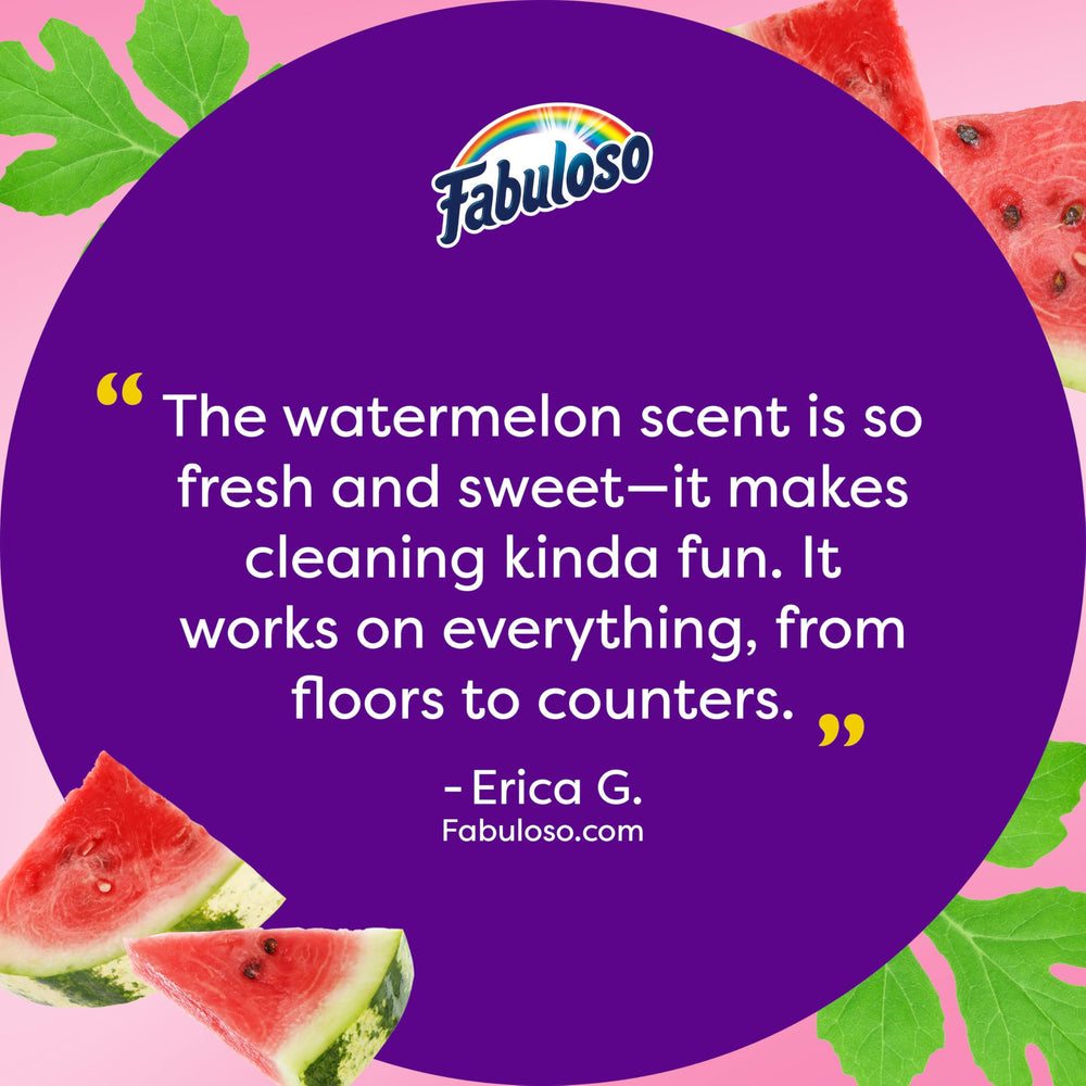 Fabuloso Watermelon fragrance-scent promotes a fresh home