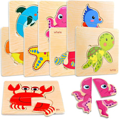Faburo ocean animal puzzle octopus boosts fine motor skills through hands-on play