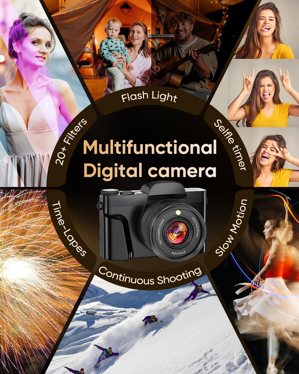 FACLAM double battery pack powers longer shooting.