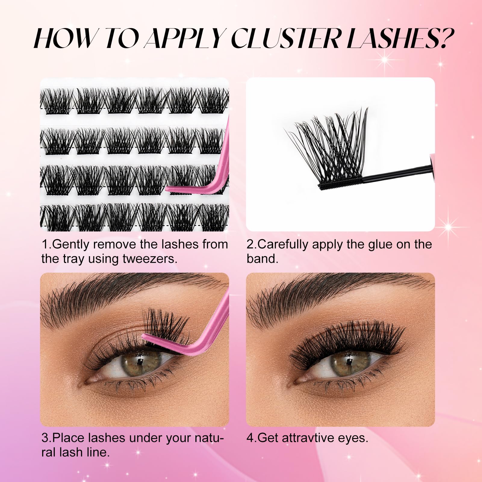 FADLASH 144-cluster tray in D Curl 0.07mm for consistent results.