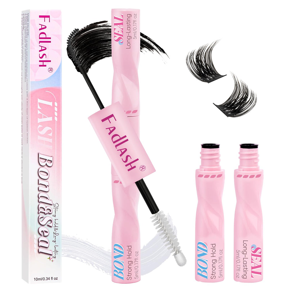 FADLASH 2in1 tube design bonds and seals for efficient lash clusters.