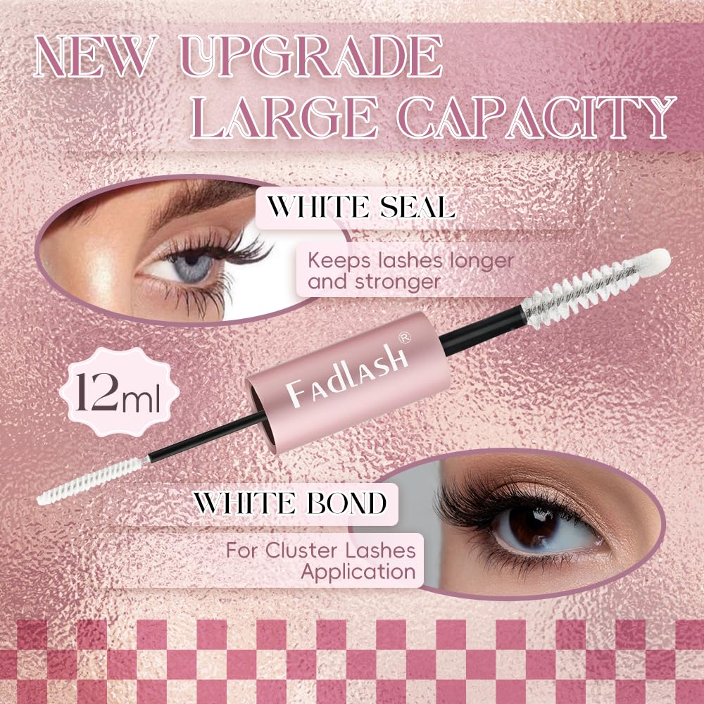 FADLASH cluster lash application brush for even coverage