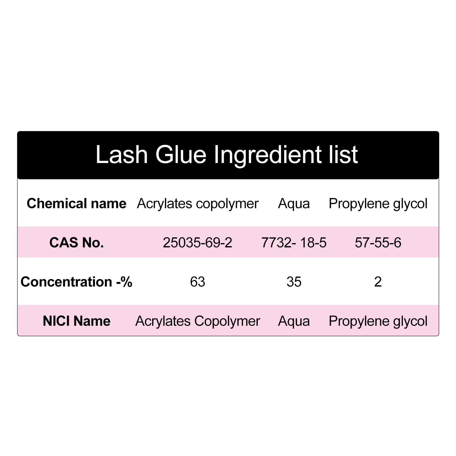 FADLASH packaging with brush included for easy lashes