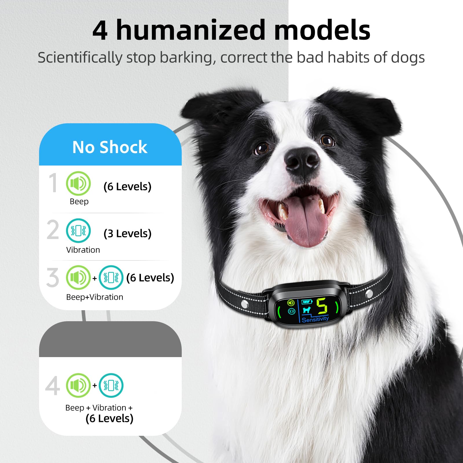 FAFAFROG bark collar charging port for quick recharge and extended use