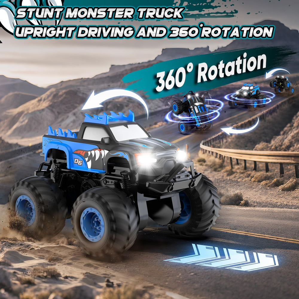 FAFUGANIA RC car performs a 360° rotation for dynamic stunts.
